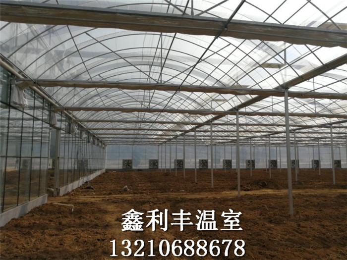 江蘇溫室工程施工現場