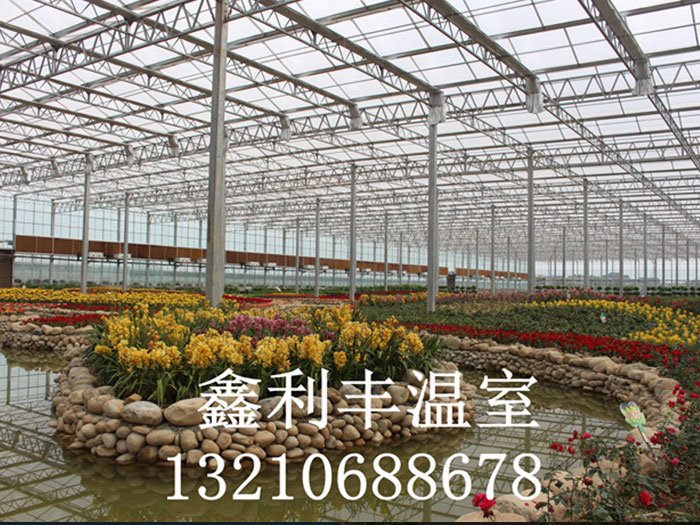 江西上饒2萬平玻璃花卉溫室、生態(tài)餐廳